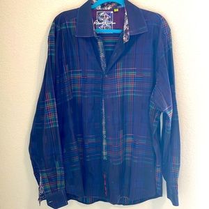 Robert Graham Men Shirt Sz 3XL 100% cotton